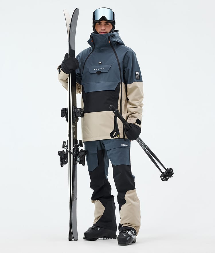 Montec Fawk Lasketteluhousut Miehet Metal Blue/Black/Sand, Kuva 2 / 7