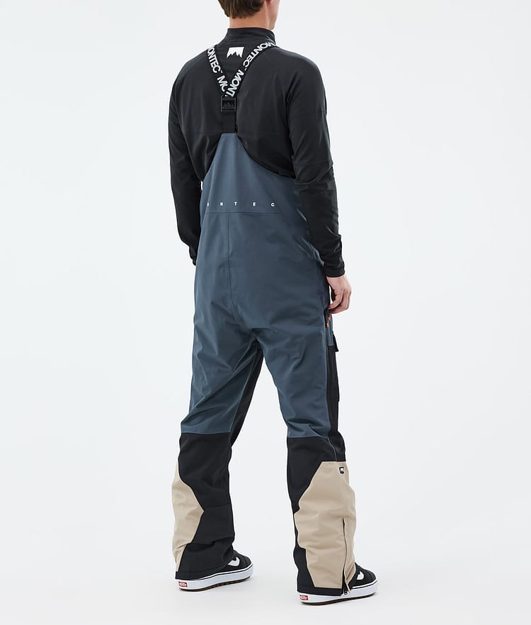 Montec Fawk Lumilautailuhousut Miehet Metal Blue/Black/Sand, Kuva 3 / 6