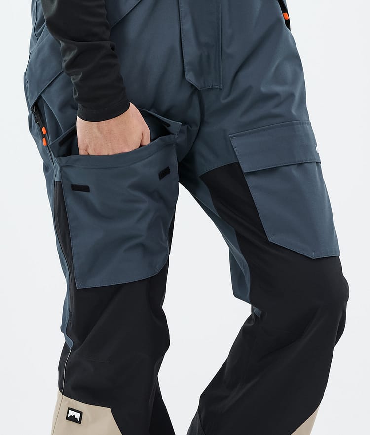 Montec Fawk Lumilautailuhousut Miehet Metal Blue/Black/Sand, Kuva 6 / 6