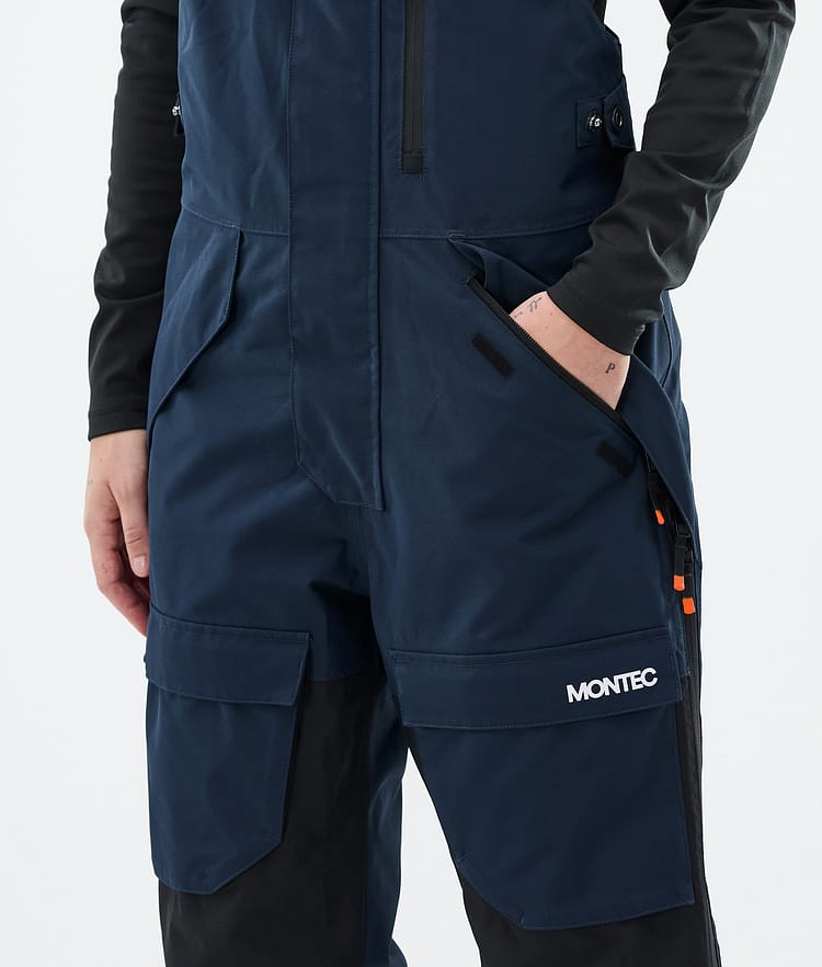 Montec Fawk W Lasketteluhousut Naiset Dark Blue/Black/Deep Red, Kuva 4 / 6