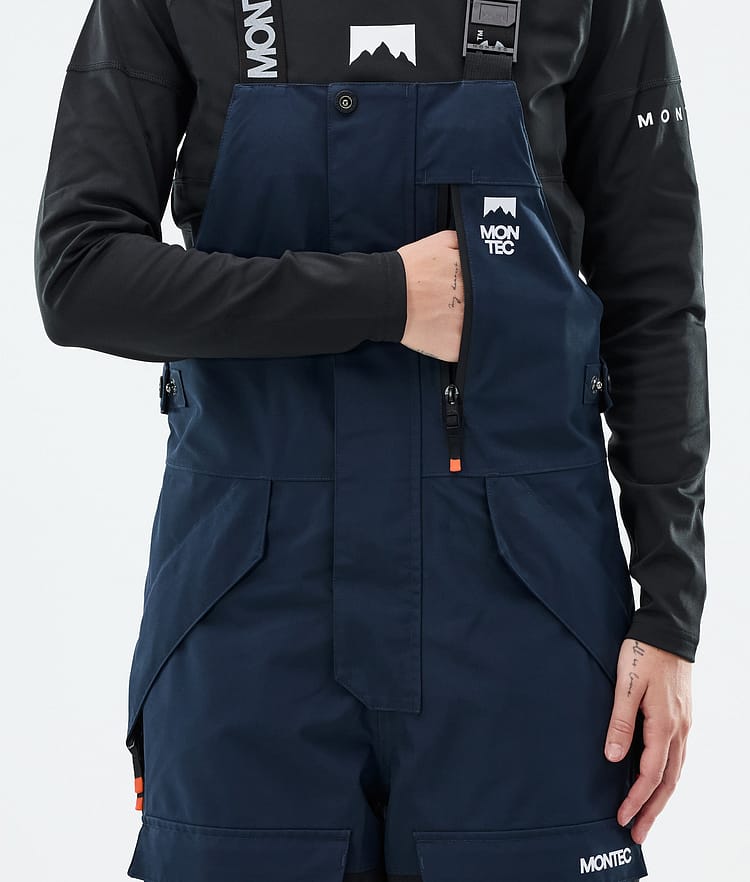 Montec Fawk W Lasketteluhousut Naiset Dark Blue/Black/Deep Red, Kuva 5 / 6