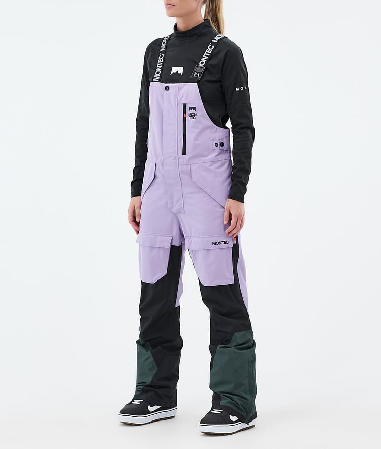 Montec Fawk W Lumilautailuhousut Naiset Faded Violet/Black/Dark Atlantic, Kuva 1 / 7