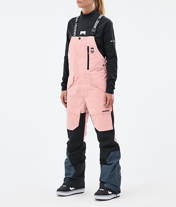 Montec Fawk W Lumilautailuhousut Naiset Soft Pink/Black/Metal Blue