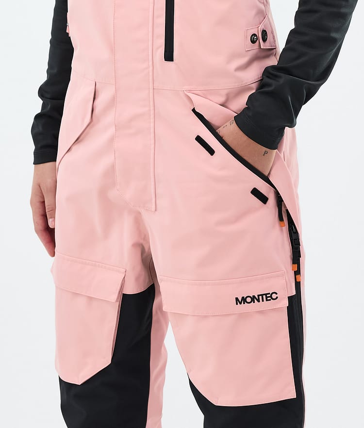 Montec Fawk W Lasketteluhousut Naiset Soft Pink/Black/Metal Blue, Kuva 5 / 7