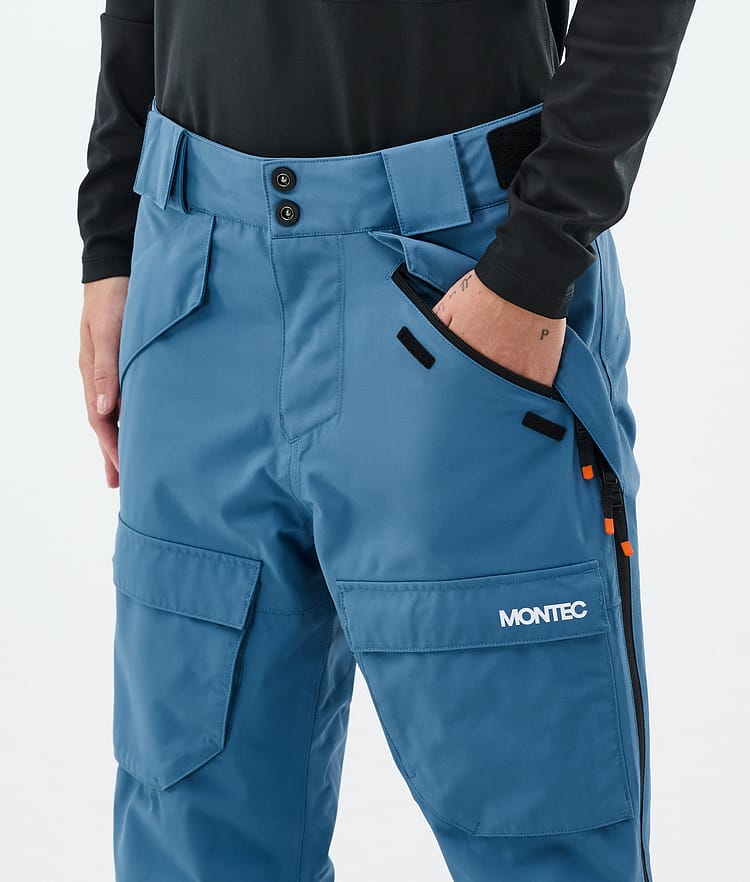 Montec Kirin W Lasketteluhousut Naiset Blue Steel, Kuva 4 / 5