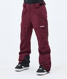 Montec Kirin W Lumilautailuhousut Naiset Burgundy
