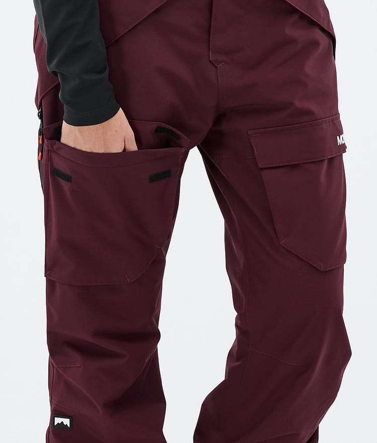 Montec Kirin W Lumilautailuhousut Naiset Burgundy, Kuva 5 / 5