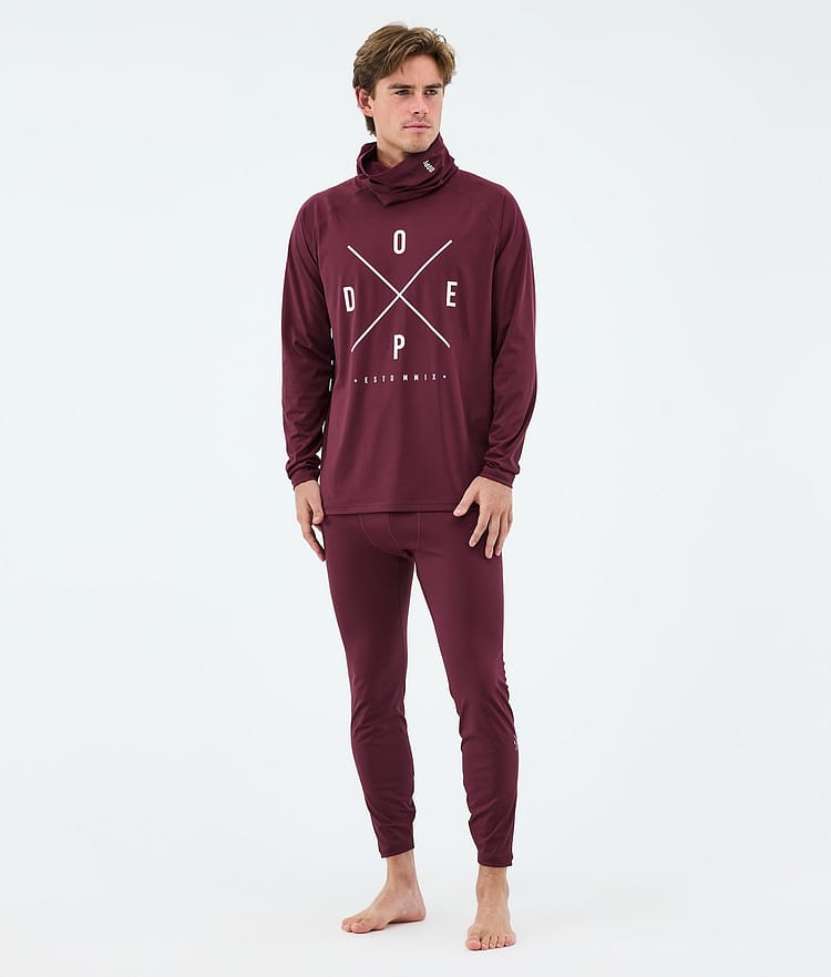 Dope Snuggle Kerrastohousut Miehet 2X-Up Burgundy, Kuva 3 / 7