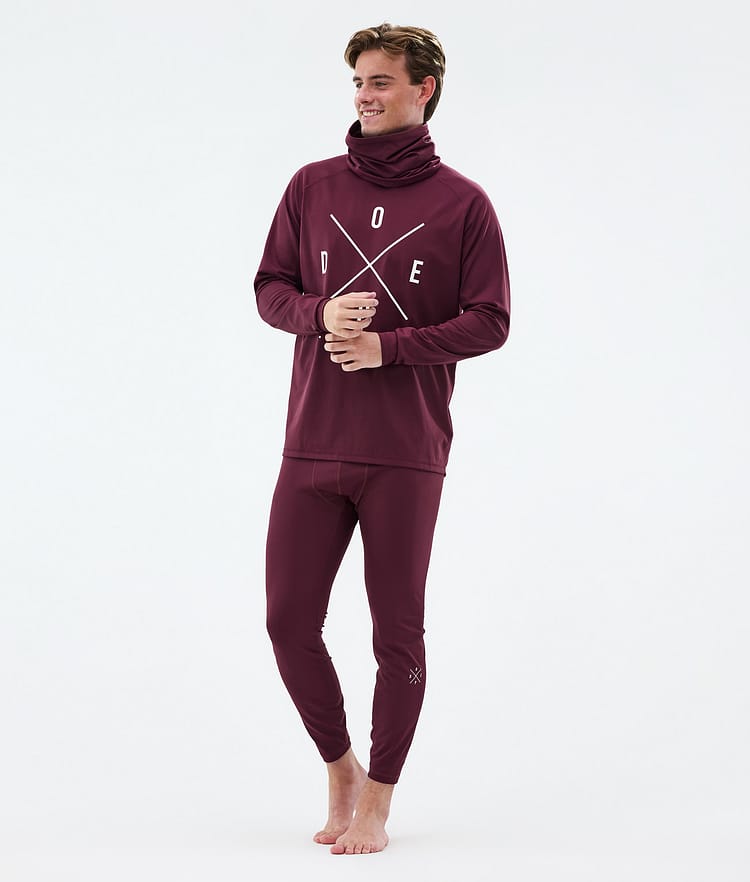 Dope Snuggle Kerrastohousut Miehet 2X-Up Burgundy, Kuva 3 / 7