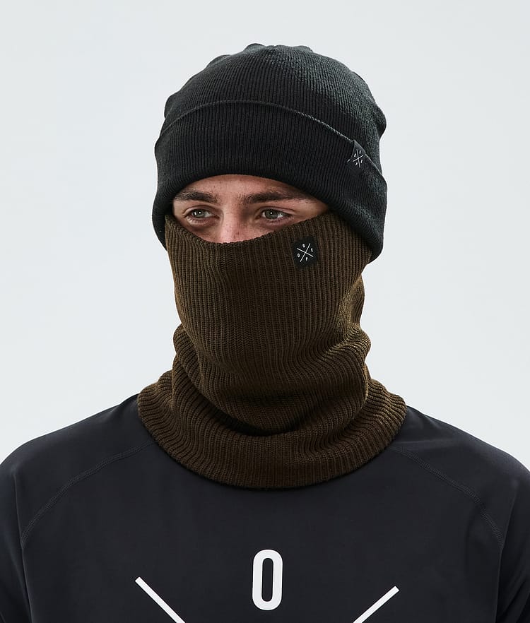 Dope 2X-Up Knitted Tuubihuivi Dark Brown, Kuva 2 / 3