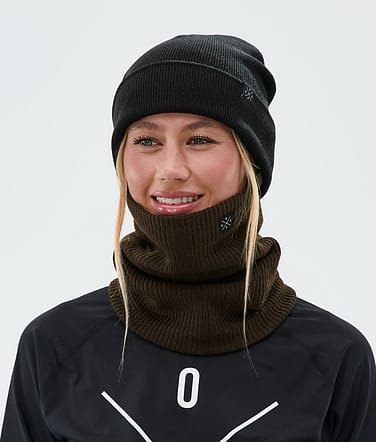 Dope 2X-Up Knitted Tuubihuivi Dark Brown