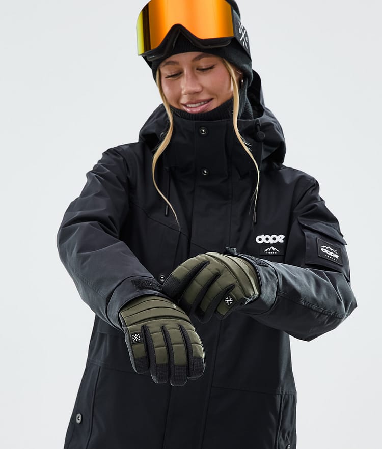 Dope Ace Lasketteluhanskat Olive Green, Kuva 4 / 4