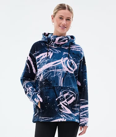 Dope Cozy II W Fleecehuppari Naiset Carvings Pink