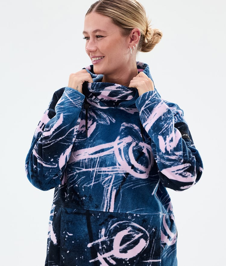 Dope Cozy II W Fleecehuppari Naiset Carvings Pink, Kuva 2 / 7
