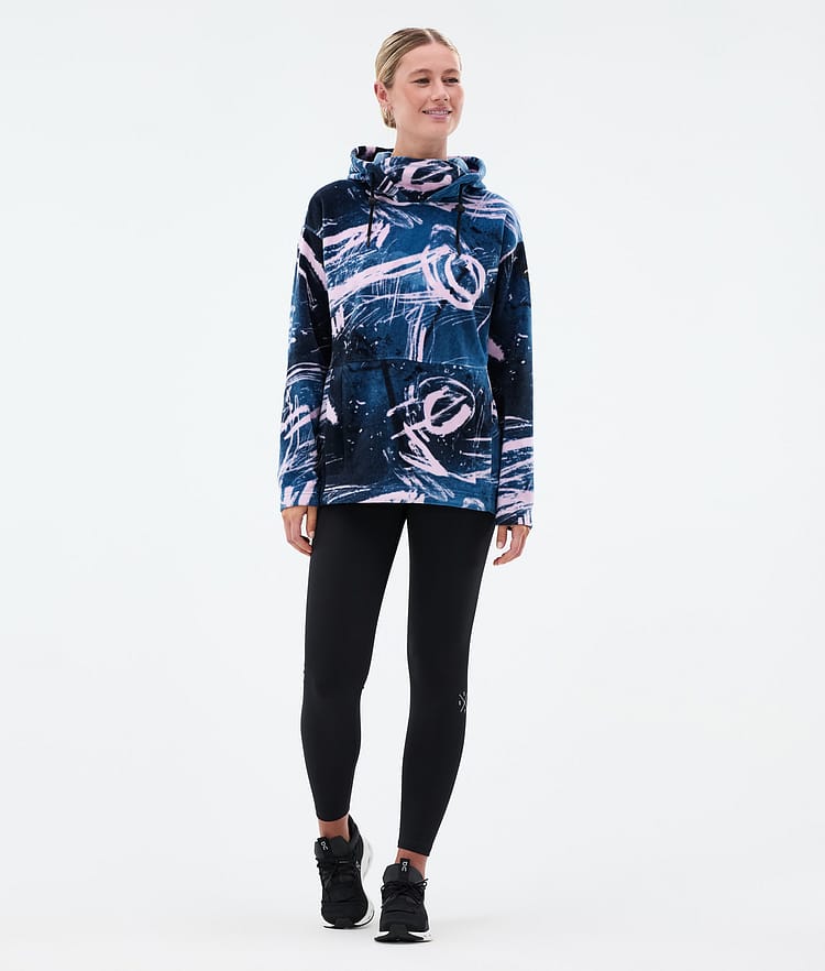 Dope Cozy II W Fleecehuppari Naiset Carvings Pink, Kuva 3 / 7