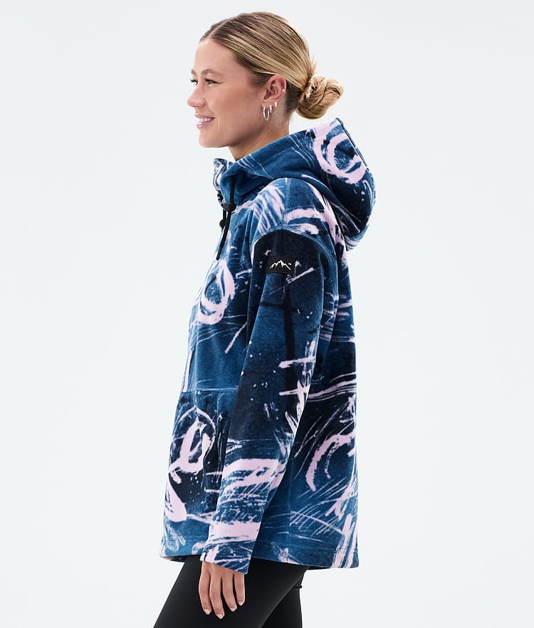 Dope Cozy II W Fleecehuppari Naiset Carvings Pink, Kuva 5 / 7