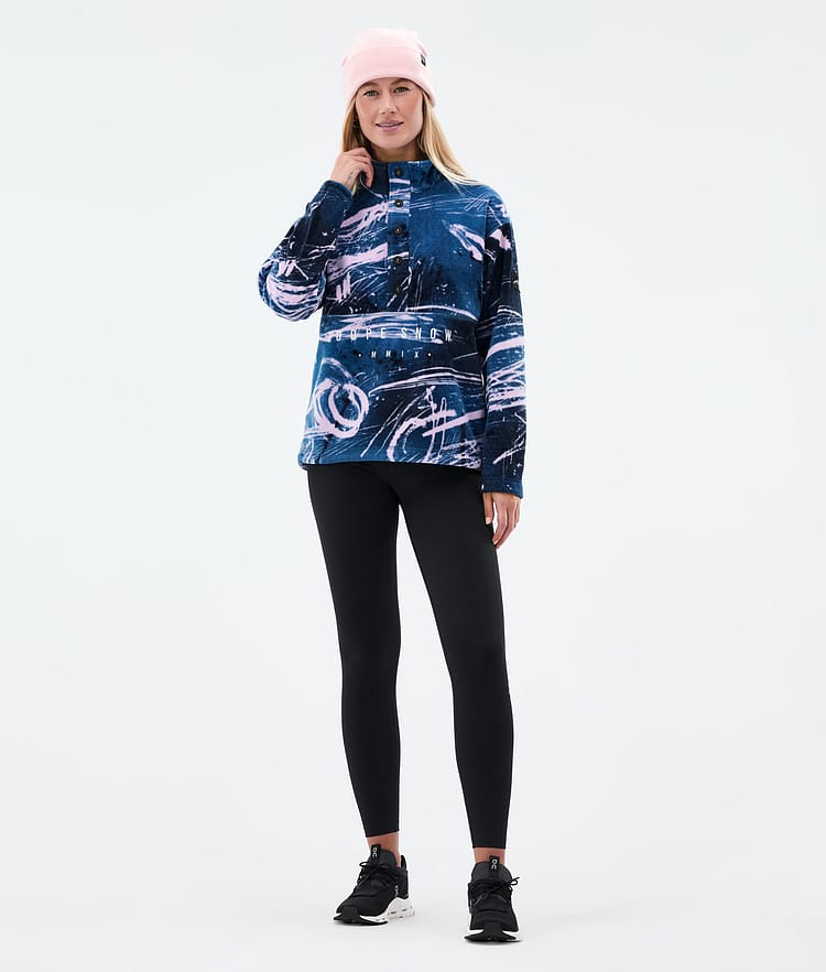 Dope Comfy W Fleecepaita Naiset Carvings Pink, Kuva 3 / 6