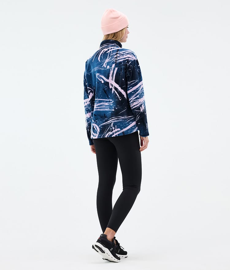 Dope Comfy W Fleecepaita Naiset Carvings Pink, Kuva 4 / 6