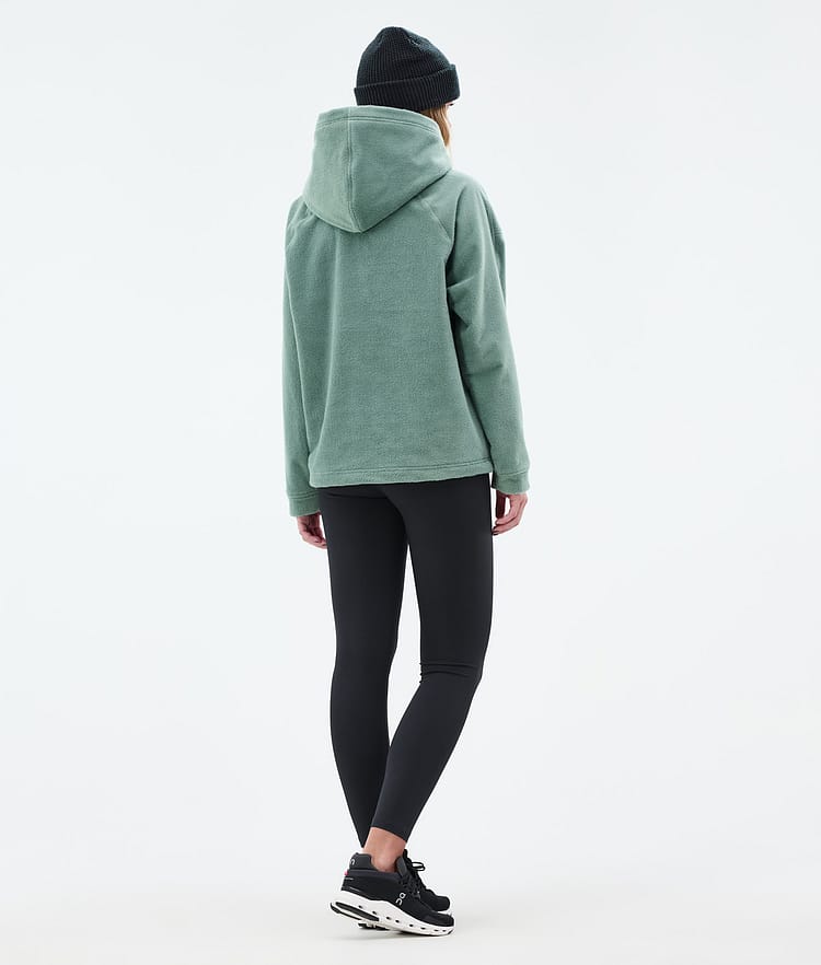 Dope Sublime W Fleecehuppari Naiset Faded Green, Kuva 4 / 6
