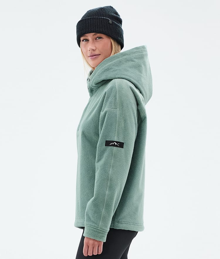 Dope Sublime W Fleecehuppari Naiset Faded Green, Kuva 5 / 6