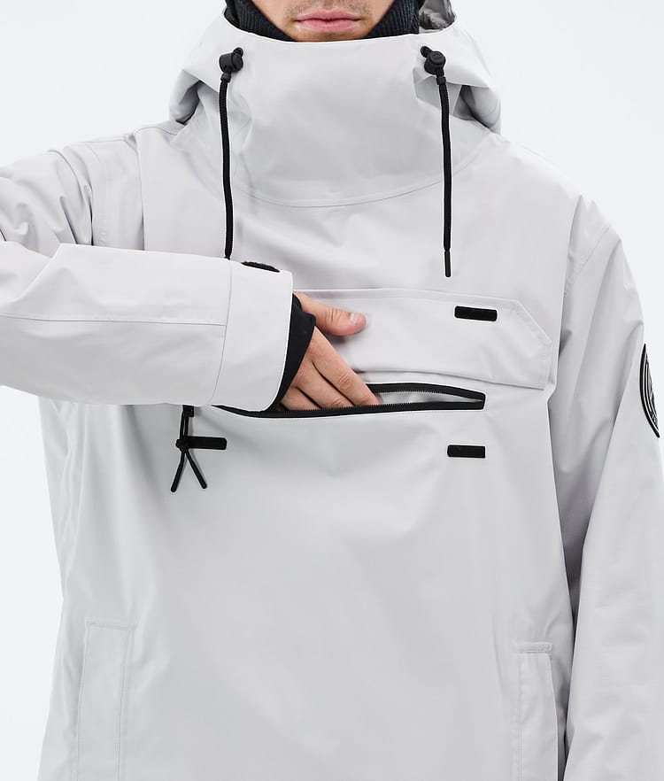 Dope Blizzard Lumilautailutakki Miehet Light Grey, Kuva 8 / 8