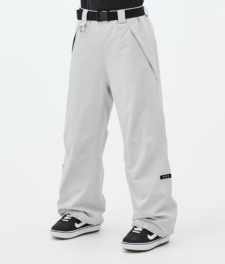 Dope Big W Lumilautailuhousut Naiset Light Grey, Kuva 1 / 5
