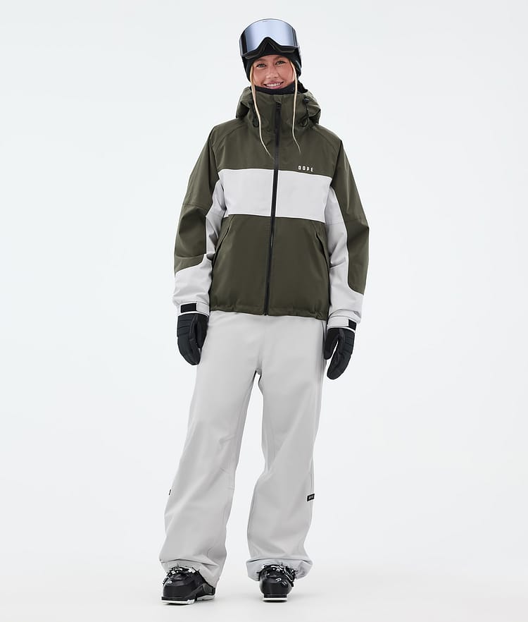 Dope Big W Lasketteluhousut Naiset Light Grey, Kuva 2 / 5