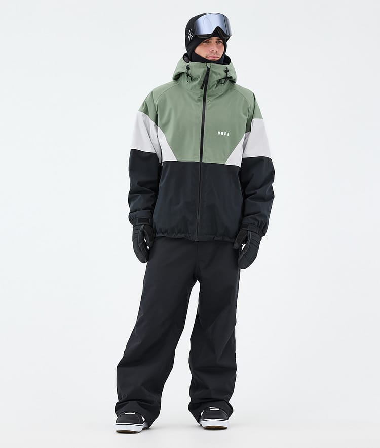 Dope Spartan Lumilautailutakki Miehet Sport Moss Green/Light Grey/Black, Kuva 2 / 8