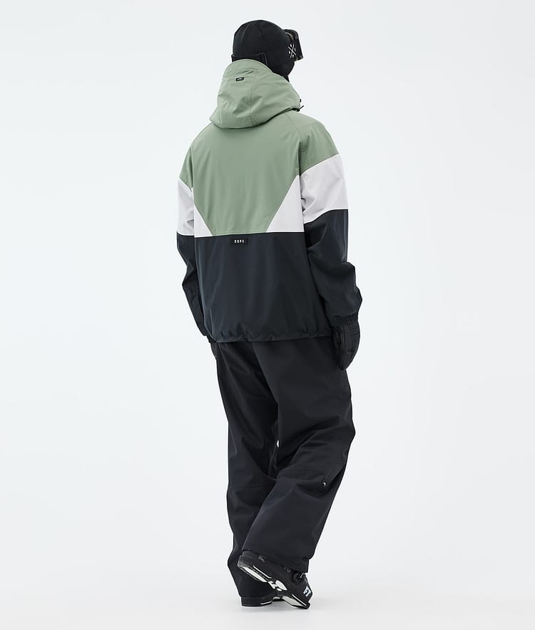 Dope Spartan Laskettelutakki Miehet Sport Moss Green/Light Grey/Black, Kuva 4 / 8