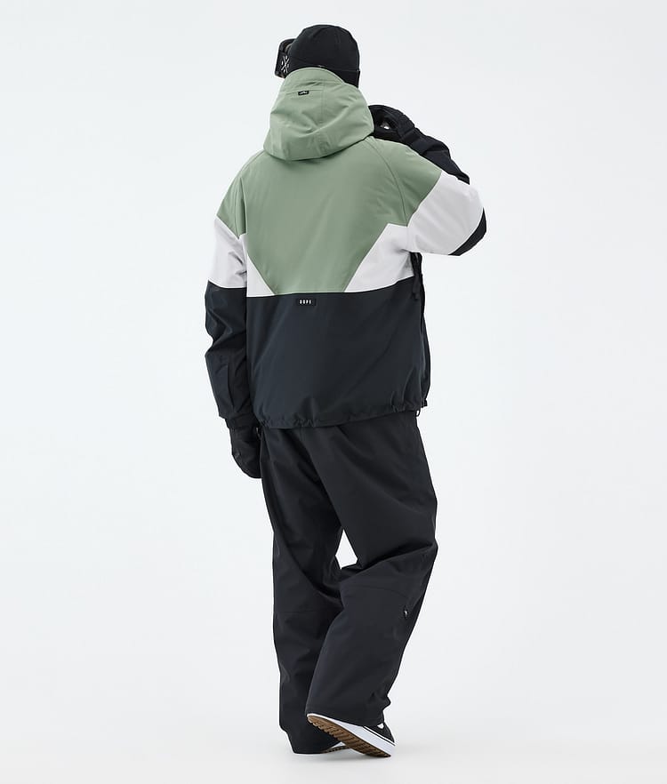 Dope Spartan Lumilautailutakki Miehet Sport Moss Green/Light Grey/Black, Kuva 4 / 8