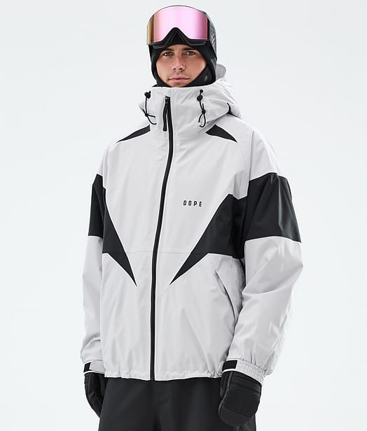 Dope Spartan Laskettelutakki Miehet Spike Light Grey/Black