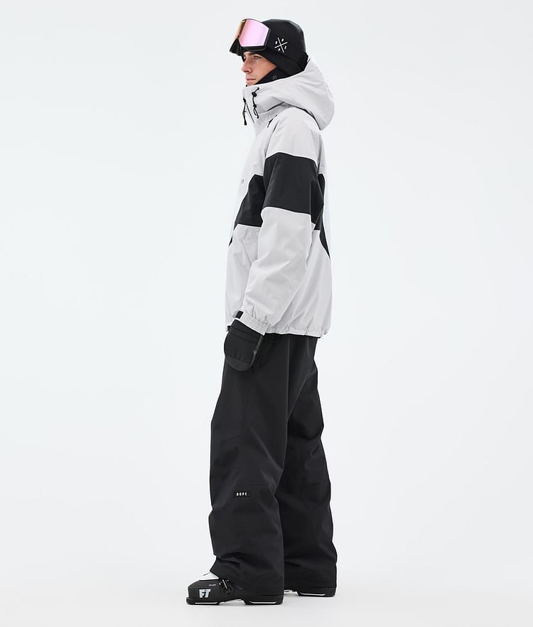 Dope Spartan Laskettelutakki Miehet Spike Light Grey/Black, Kuva 3 / 8