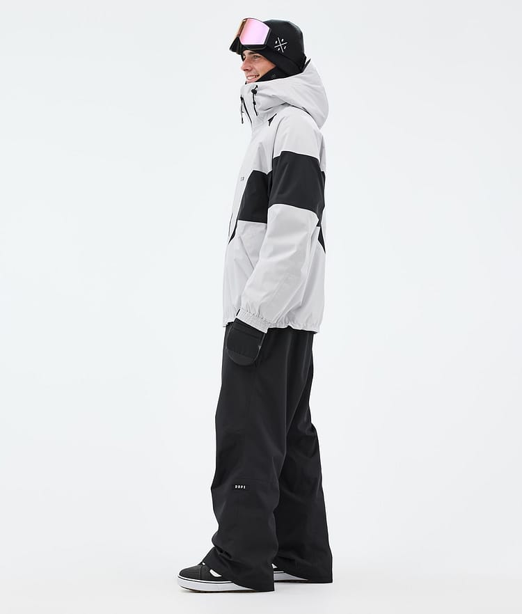 Dope Spartan Lumilautailutakki Miehet Spike Light Grey/Black, Kuva 3 / 8