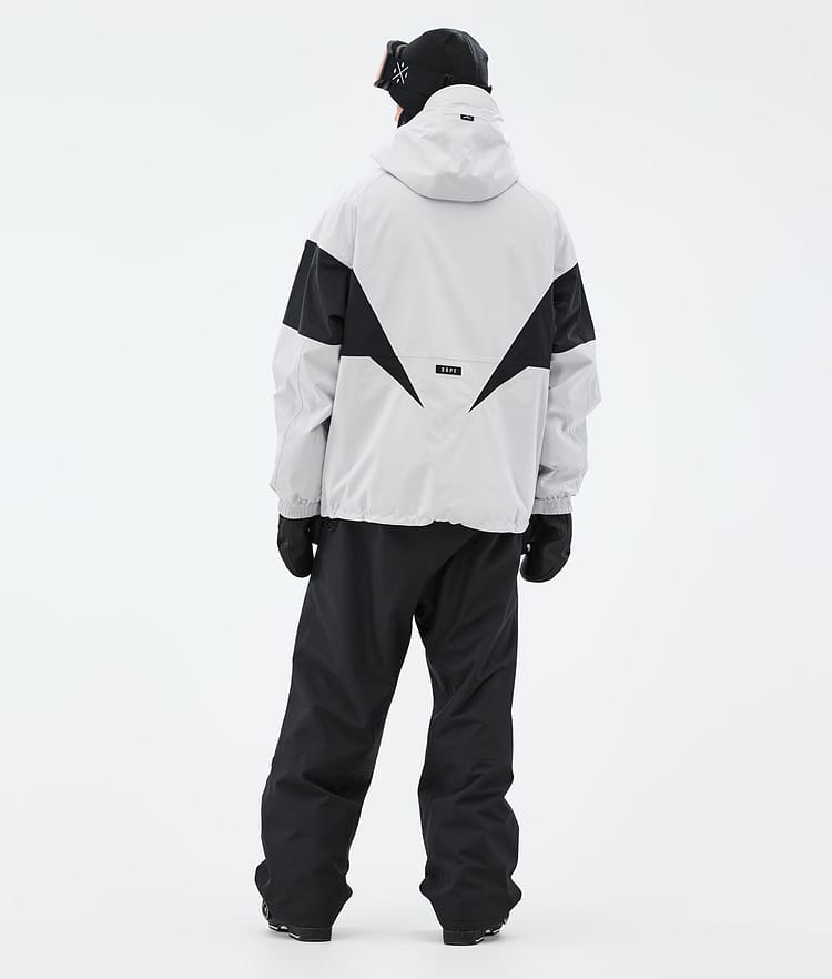 Dope Spartan Laskettelutakki Miehet Spike Light Grey/Black, Kuva 4 / 8