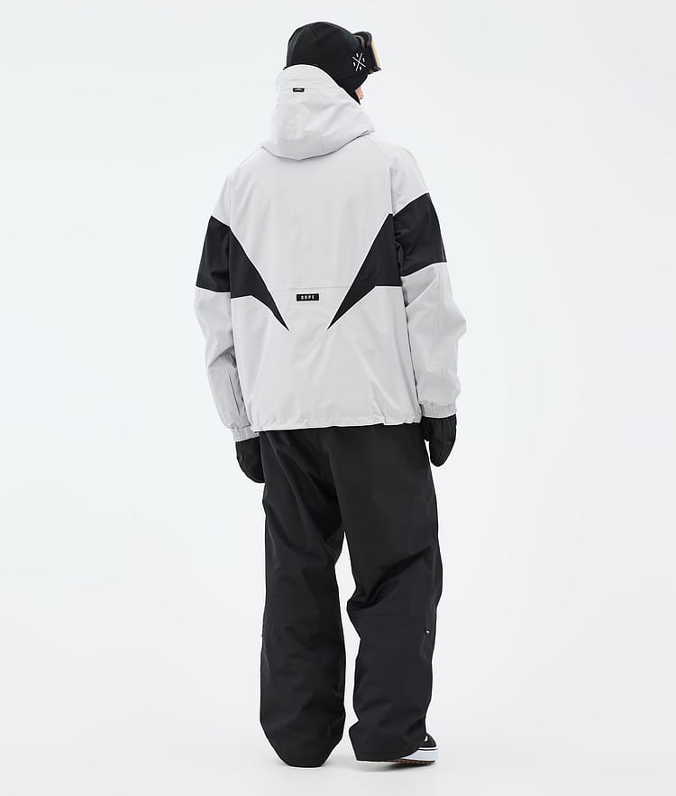 Dope Spartan Lumilautailutakki Miehet Spike Light Grey/Black, Kuva 4 / 8