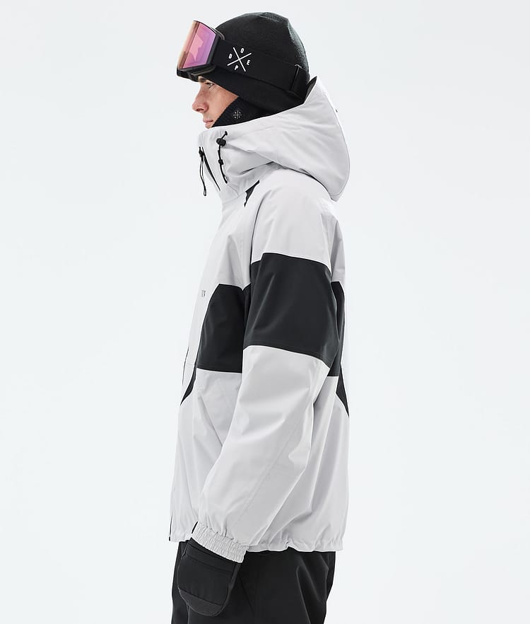 Dope Spartan Laskettelutakki Miehet Spike Light Grey/Black, Kuva 5 / 8