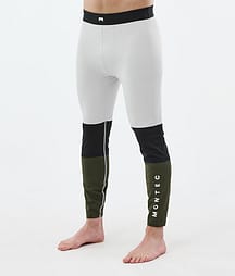 Montec Alpha Kerrastohousut Miehet Light Grey/Black/Olive Green