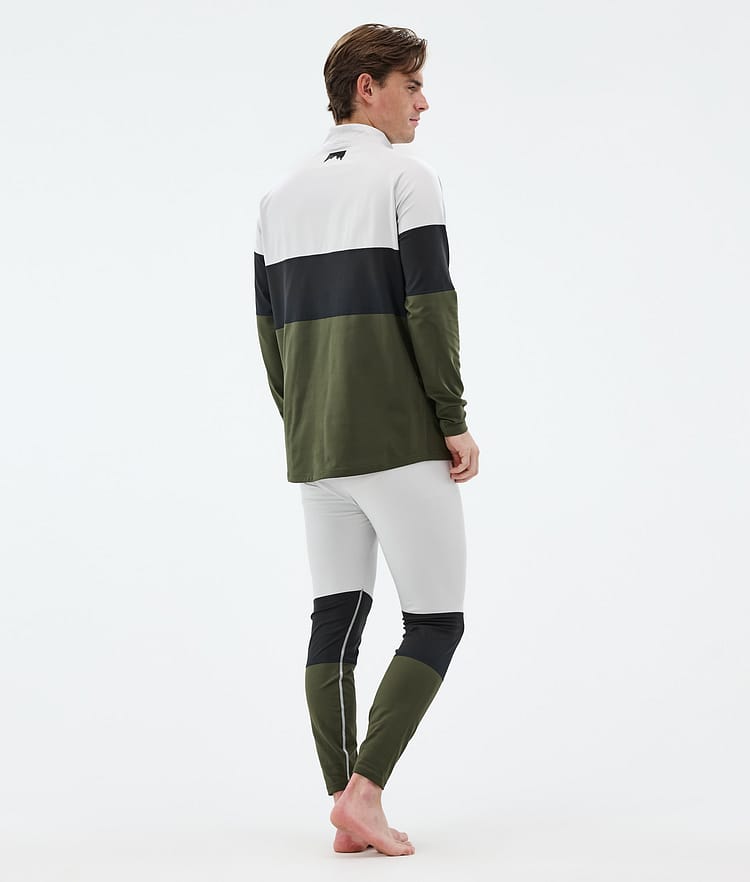 Montec Alpha Kerrastohousut Miehet Light Grey/Black/Olive Green, Kuva 4 / 7