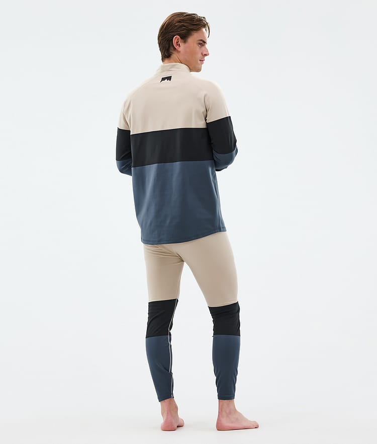 Montec Alpha Kerrastohousut Miehet Sand/Black/Metal Blue, Kuva 4 / 7