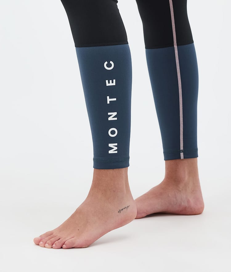 Montec Alpha W Kerrastohousut Naiset Soft Pink/Black/Metal Blue, Kuva 7 / 7