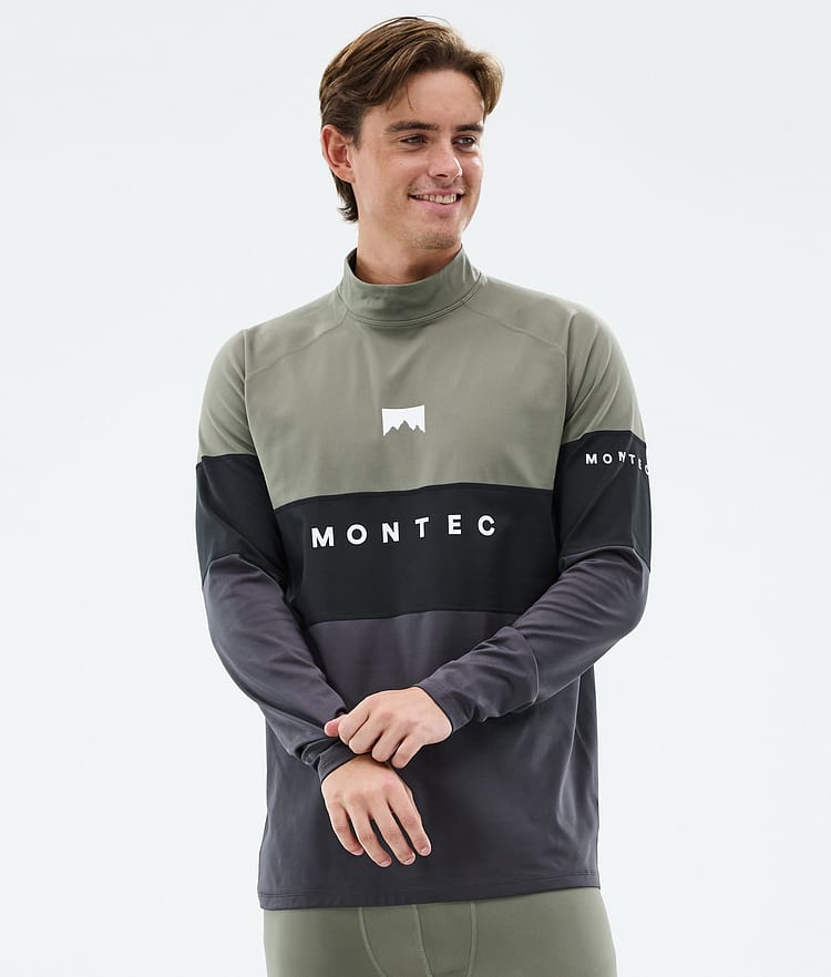 Montec Alpha Kerrastopaita Miehet Greenish/Black/Phantom, Kuva 1 / 5