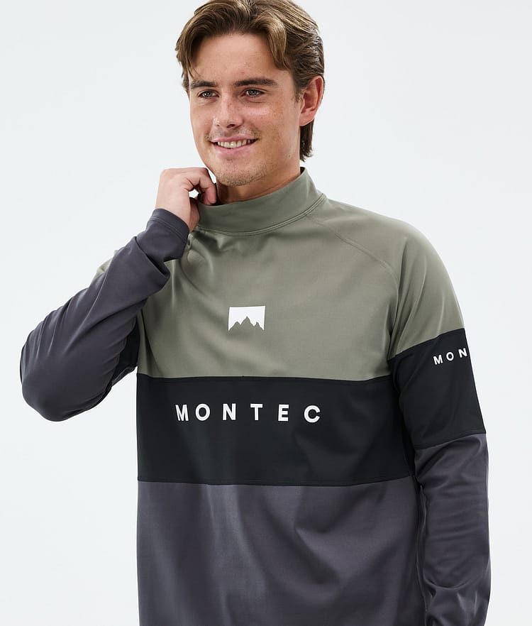 Montec Alpha Kerrastopaita Miehet Greenish/Black/Phantom, Kuva 2 / 5