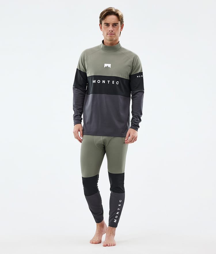 Montec Alpha Kerrastopaita Miehet Greenish/Black/Phantom, Kuva 3 / 5
