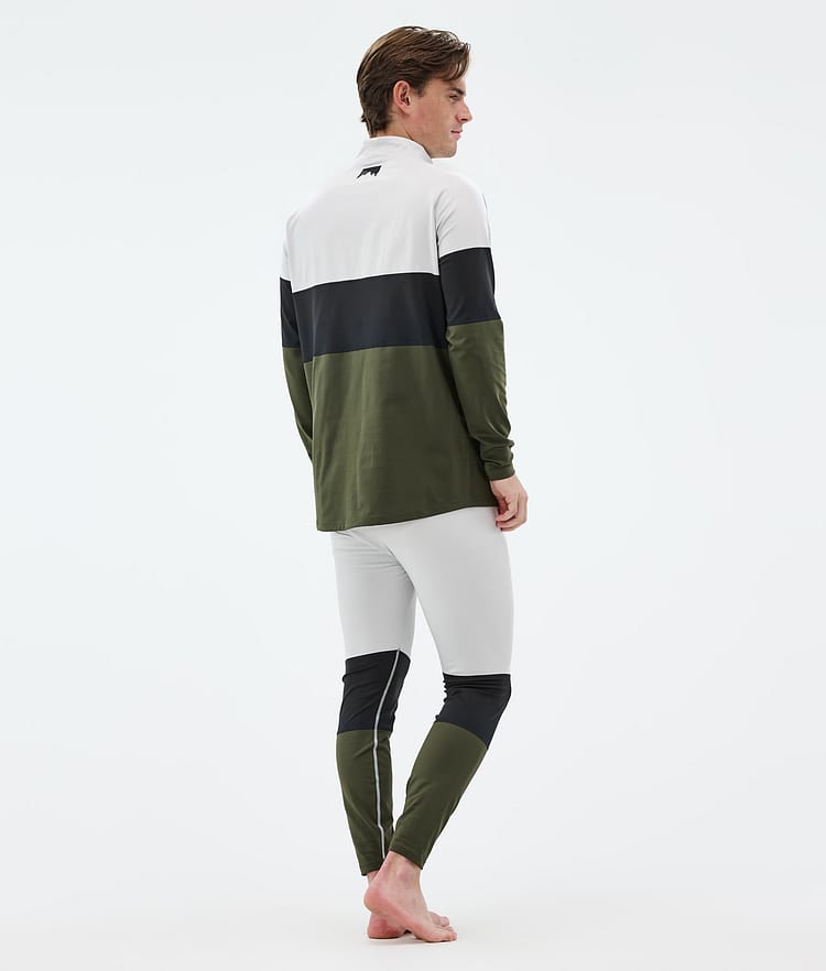 Montec Alpha Kerrastopaita Miehet Light Grey/Black/Olive Green, Kuva 4 / 5