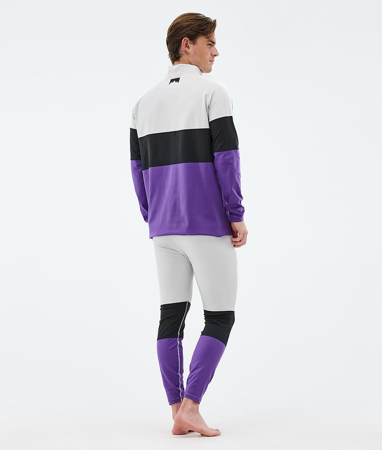 Montec Alpha Kerrastopaita Miehet Light Grey/Black/Vivid Purple, Kuva 4 / 5