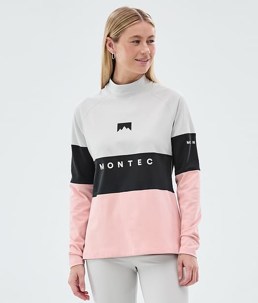 Montec Alpha W Kerrastopaita Naiset Light Grey/Black/Soft Pink