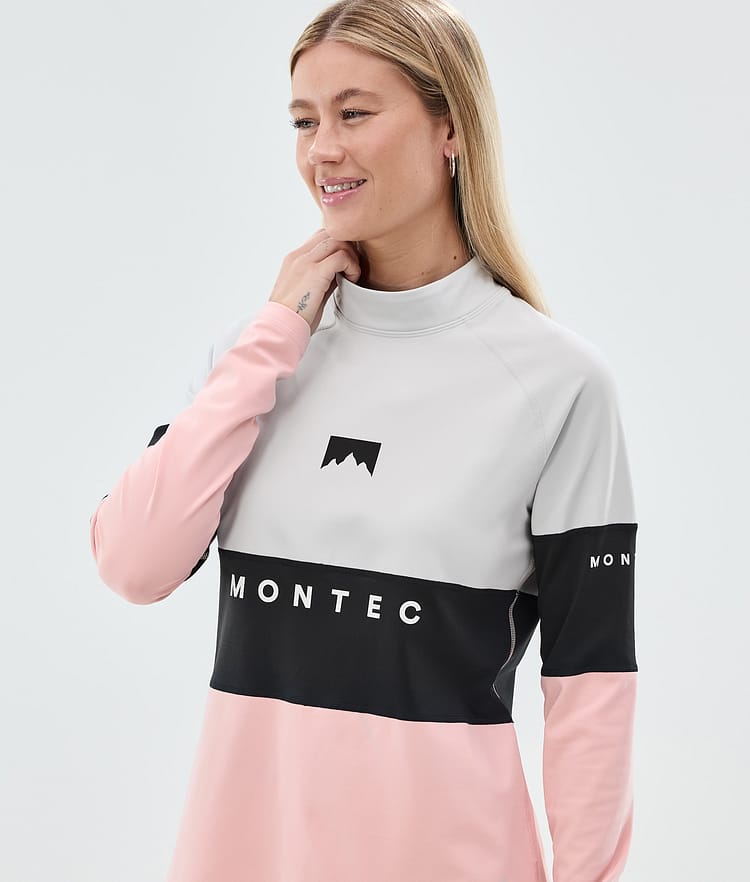 Montec Alpha W Kerrastopaita Naiset Light Grey/Black/Soft Pink, Kuva 2 / 5