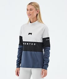 Montec Alpha W Kerrastopaita Naiset Light Grey/Black/Metal Blue