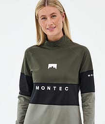 Montec Alpha W Kerrastopaita Naiset Olive Green/Black/Greenish