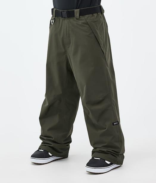 Dope Big Lumilautailuhousut Miehet Olive Green
